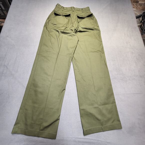 Military Pants Womens 2? 25x28 Green Combat Fatigues Utility Slacks - Picture 9 of 10